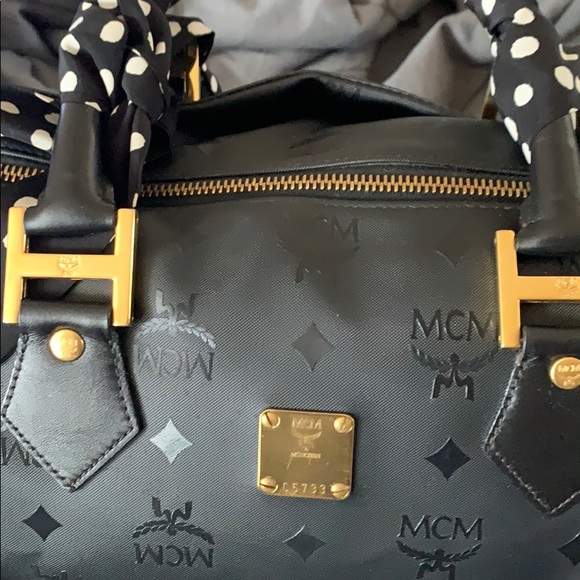 Authentic MCM mini boston!!! - Picture 3 of 8